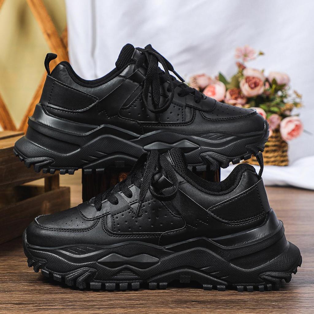 Women's Trendy Height-Enhancing Dad Sneakers: Thick-Soled, Breathable, Lightweight, Fashionable, Versatile Outdoor Sports Shoes.