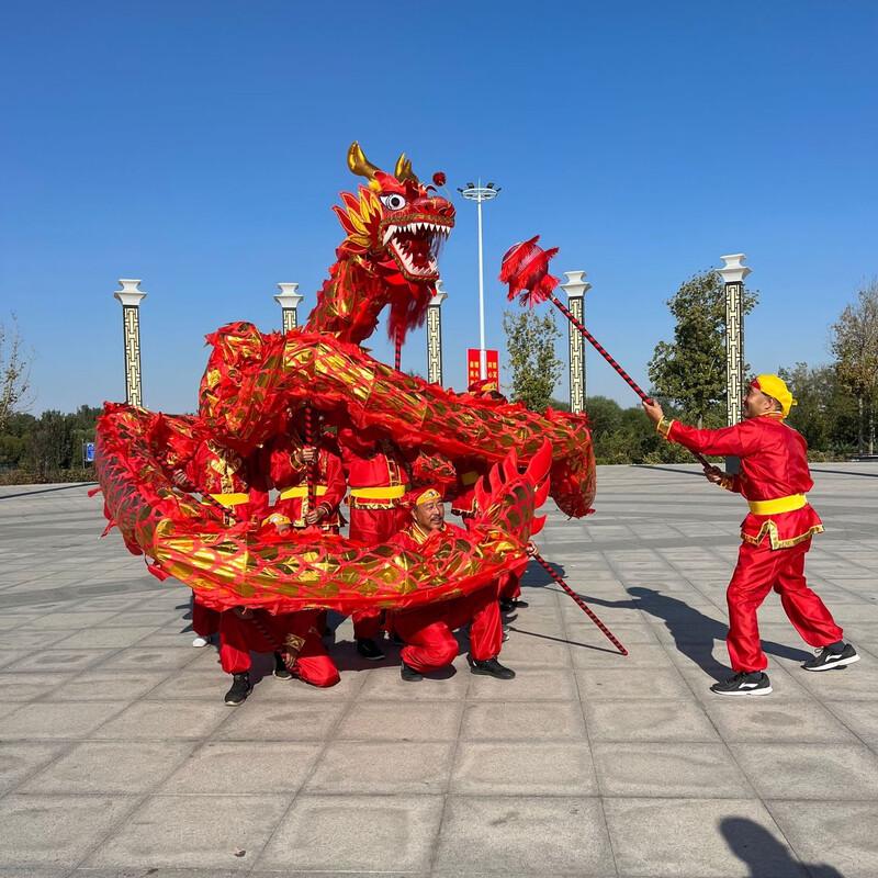 Oujian Traditional Gold Stamping Dragon Dance Prop