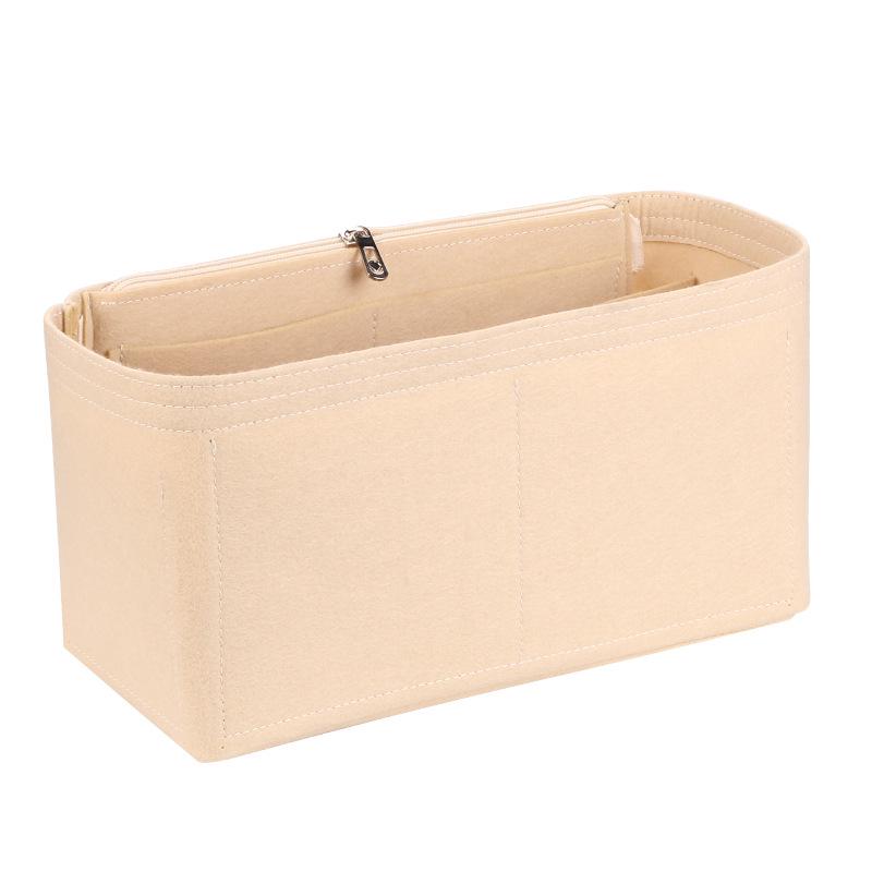 Custom Felt Cosmetic Bag Storage Organizer with Divider