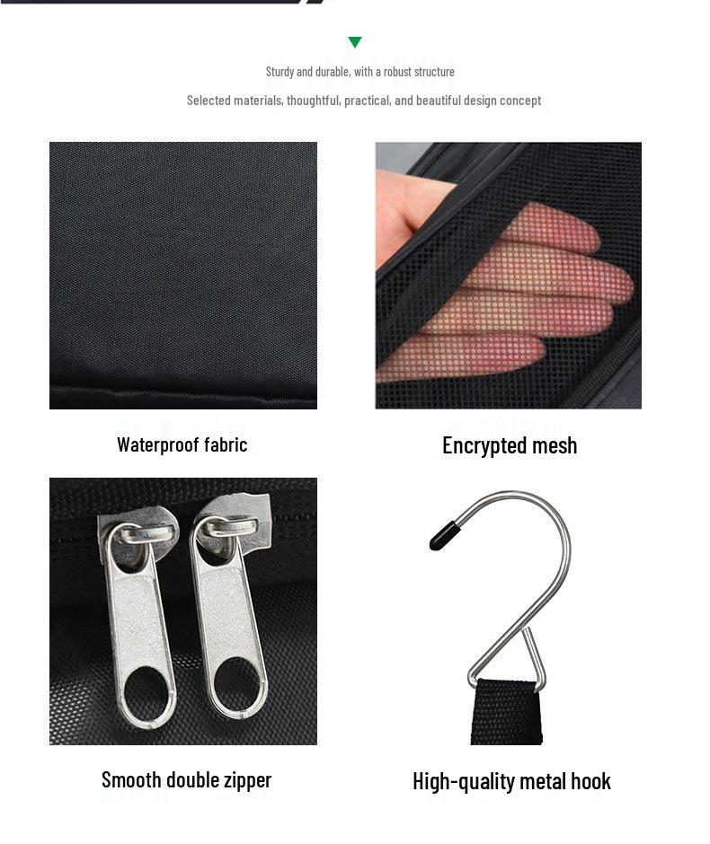 Multifunctional Large-Capacity Foldable Travel Hanging Clothes Organizer