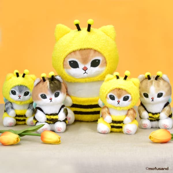 Mofusand Honeybee Nyan Big Plush 1 Type Toy, Juno, Approx. 30cm,