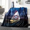 Coperte con stemma del Bayern Monaco in flanella stampata, traspiranti, calde, da divano, per casa, ufficio, copriletti 0708a118