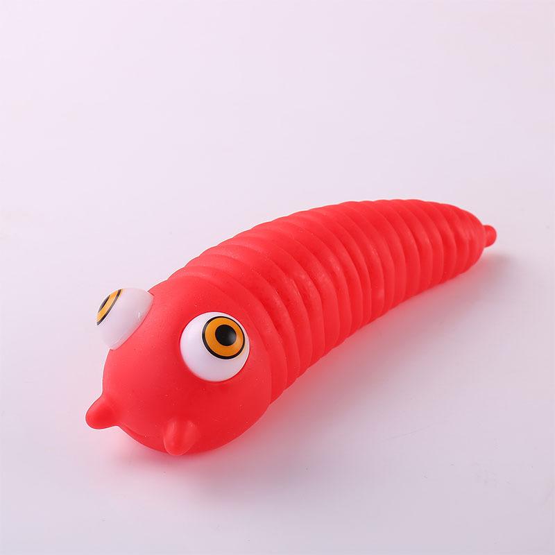 Soft Toy Animal Cute Anti-Stress Ball Tricky Caterpillar Vent Doll Toys Abraact Soft Sticky Squishi Stress Relief Funny Gift J87