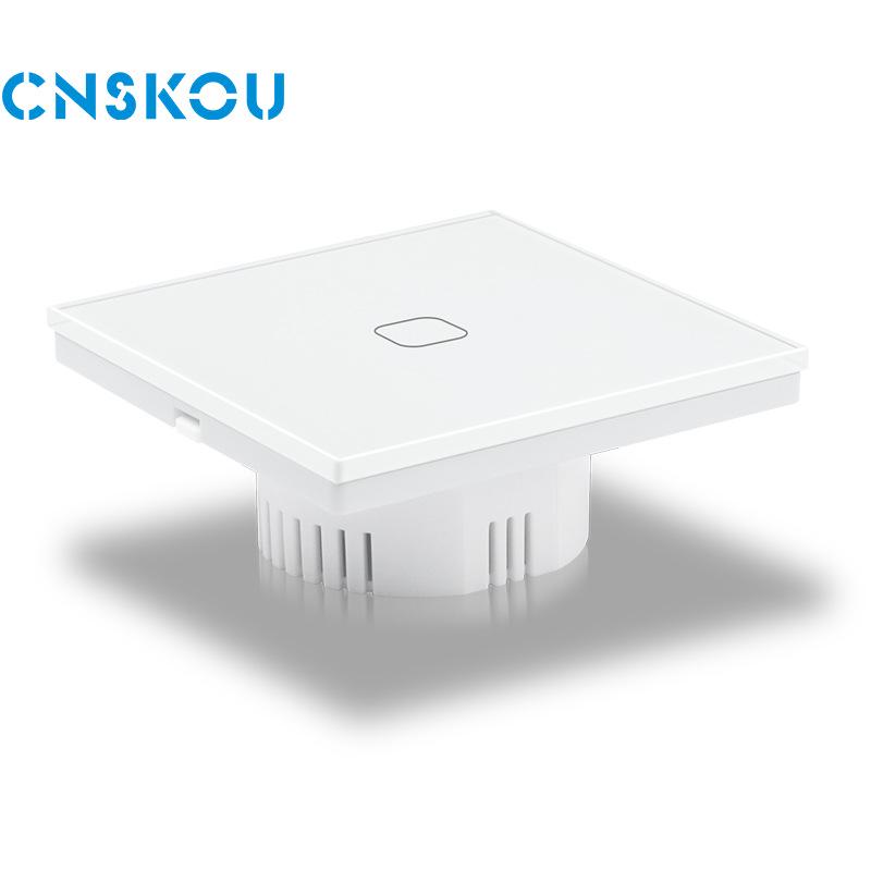 EU Standard 20A Double Pole Smart Switch with Touch & Tuya Alexa Control for Water Heaters