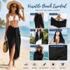 Solid Color Bikini Cover Up Sheer Design Sarong Beach Towel  for Women Seaside Holiday