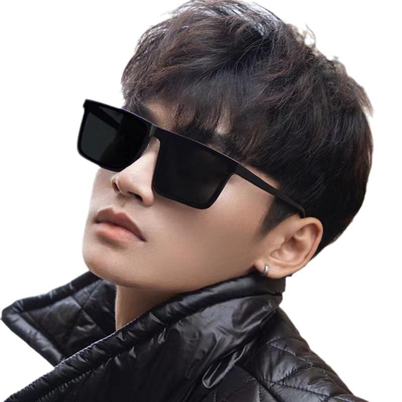 Men's Sunglasses For Uv Protection While Driving.  New Style Square Frame Fashionable Sunglasses 2050