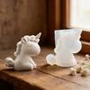 3D Handmade Unicorn Crafts | Aroma Plaster Moulds for Car Additions, Epoxy Resin Tools, Silicone Material
