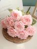 9/18/36 Teste Rose Fiori Artificiali in Seta, Rose Finte con Gambi Lunghi, Mazzi di Rose Finte Realistiche per Decorazioni Matrimoniali