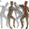 Animal Bodysuit - Leopard Tiger Zebra Dalmatian Print Halloween Cosplay Costume