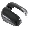 For KIA Mohave    Car Rearview Side Mirror Cover Wing Cap Exterior Door Rear View Case Trim Shell Carbon Fiber Look