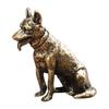 Mini Puppy Miniatures Antique Copper Wolf Dog Retro   Office