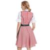 Halloween Kostüme Karomuster Bier Kostüme Oktoberfest Tag Party Kostüme Bühnen Kostüme