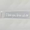 Universal Auto Car Sticker Non Fading Fashion Waterproof Letters  I Love You Racing Stickers Rear View Mirror Decor Decal