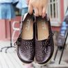 Casual Sneakers Women Women's Shoes Women Flats Genuine Leather Shoes Slip On Loafers Women Soft Nurse Shoes Plus Size 35-44