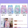 Mochila Infantil de Nylon com Desenho de Animal e Alças Respiráveis para Meninas da Pré-escola
