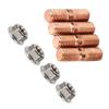 M10x1.50 Thread T3 T4 T6 High Strength Turbo Stud Kit Flange Nuts