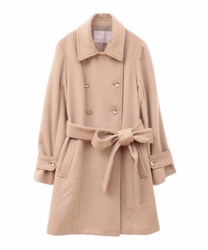 Son De Mode Poncho Coat 0083000 Beige Trente-Ant Women's