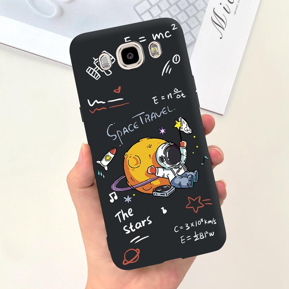 For Samsung Galaxy J7 J5 J3 2016 Case SM-J320F J510F J710F Phone Cover Cute Astronaut Silicone Bumper For Samsung J2 2016 Fundas