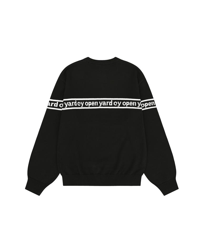 OHY Opyd Line Logo Knit – Black