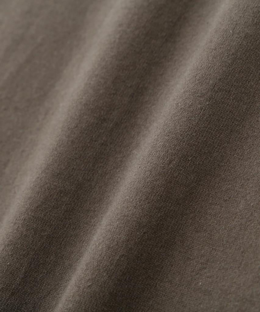 Human Woman Short Sleeve Pocket Logo M T-Shirt (Back Print) / Women's / 077-5160606 180_Khaki