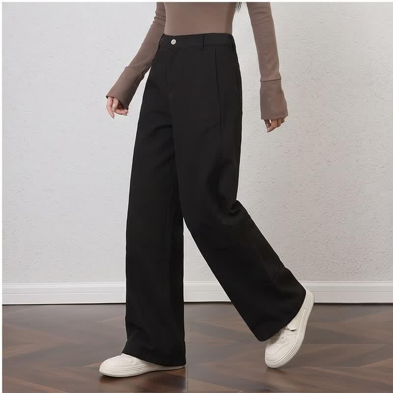 KOMPASU Elegant Wide-Leg Casual Pants for Women
