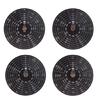 Multifuntional Guitar Scale Reference Tool Guitar Scale Wheel Circle of Fifths Wheel Aluminum Alloy Texture Music Tool