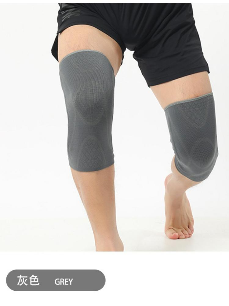 

Basketball Fitness Protection Knee Double-Sided Support Cycling Protective Gear Warm Breathable Anti-Slip Silicone Knee Pad XL(80-100kg)