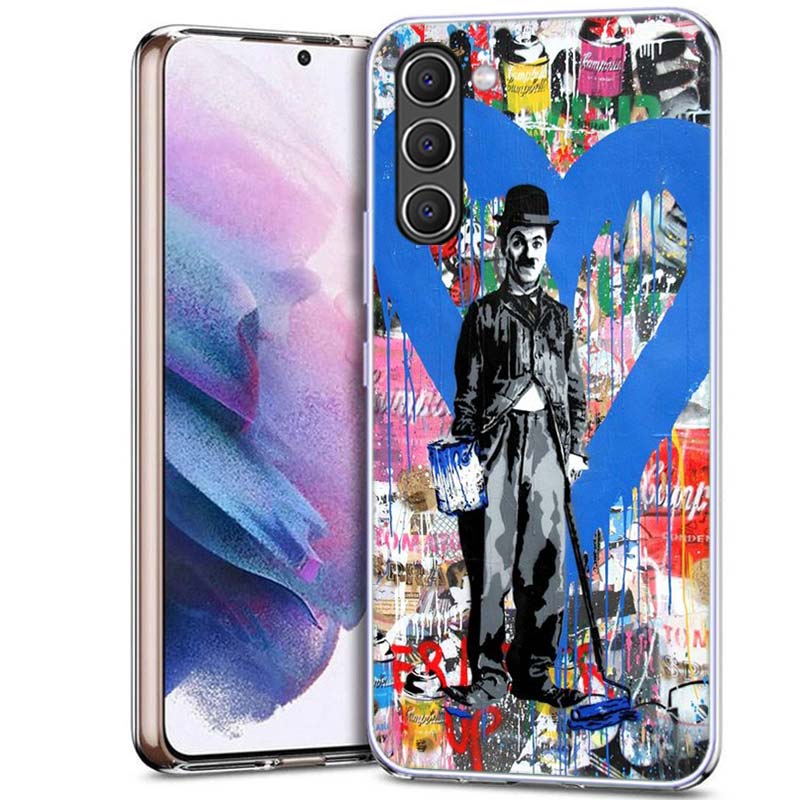 Banksy Graffiti Art Abstract Phone Case for Samsung A54 A14 A24 A34 A17 A37 A57 A55 A35 A25 A15 A13 A23 A33 A53 A07 A05S A04S A0