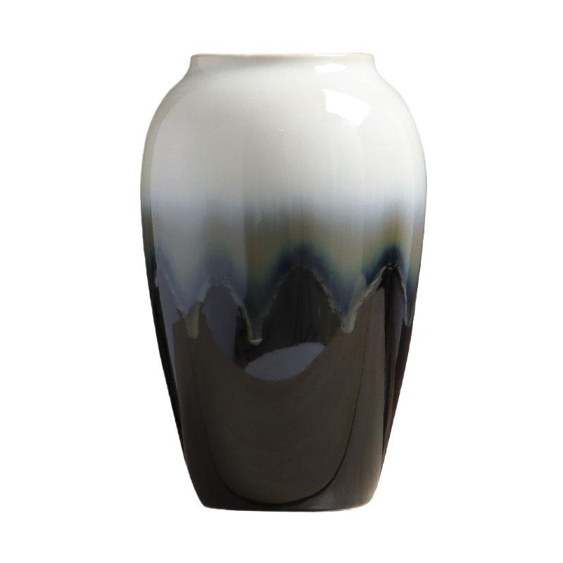 Ceramic Small Flower Vase for Living Room & Dining Table - Creative Hydroponic Floral Decoration.