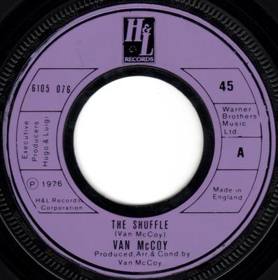7inch Record VAN MCCOY - The Shuffle 6105076 H & L Records 1977 UK Soul/Funk Used
