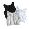 Women's Super Flat Invisible Chest Binder - Short Style, Sports Shaping Vest for Breast Reduction and a Smaller Look