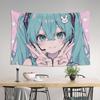 Hatsune Miku Cutecore Tapestry Wall Hanging Blanket Tapestry Home Decor Items Wall Decorations