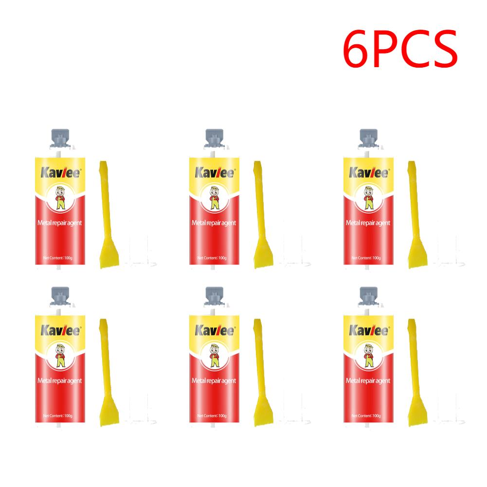 100-600g Metaal Reparatie Lijm Gietijzer Hoge Sterkte Reparatie Lijm Hittebestendigheid Reparatie Lijm Middel Gereedschap Gieten AB Lijm