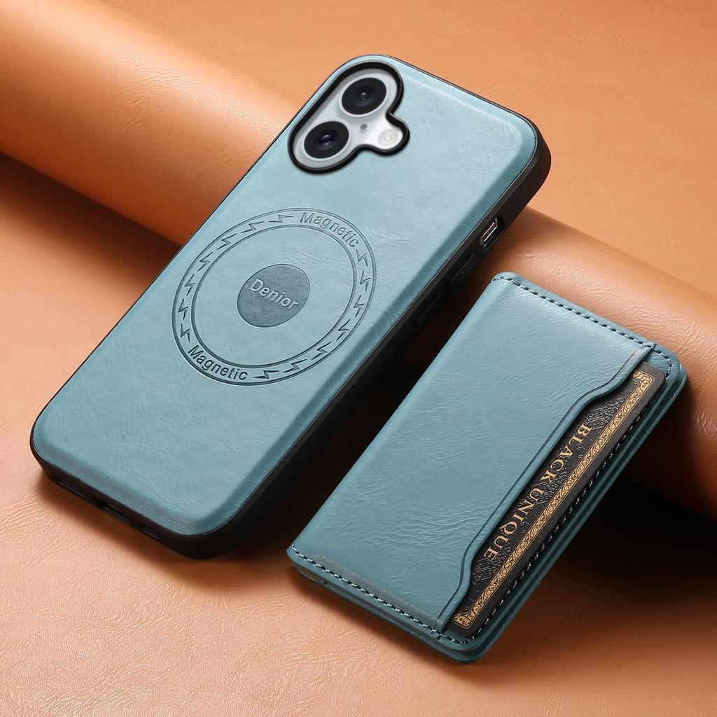Denior iPhone 17 Pro Max Magnetic Card Holder & Stand Case, Compatible with 16 Pro.