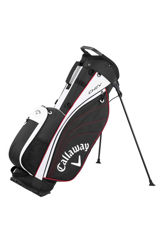 Callaway Caddy Bag STN CHEV BLK 25 (Stand Type 9.0 Type 47 Inch Compatible 2.6kg 5 Division) Black Men's