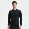 Fila Fitness Casual Fashion Simple Loose Knit Long Sleeve T-Shirt Men Tops A11M541214FBK
