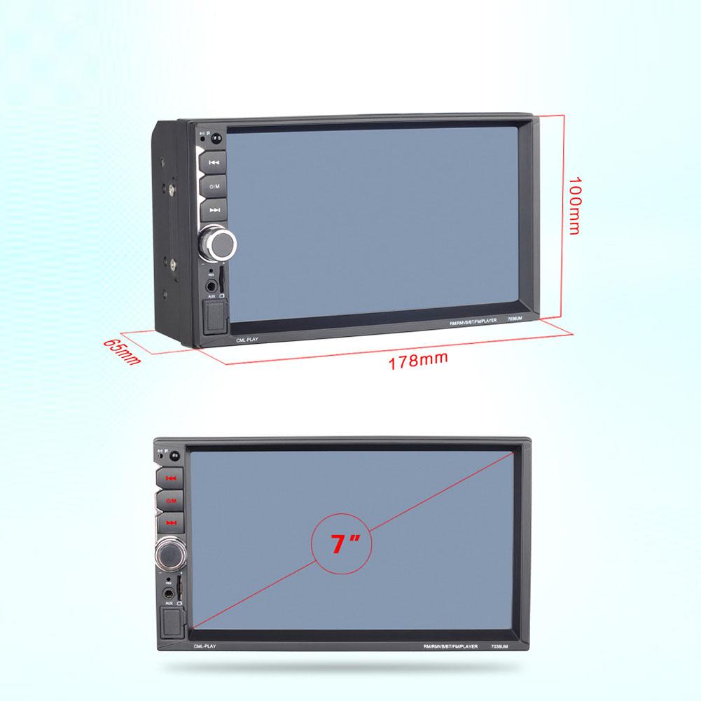 Car Multimedia Player Auto-radio 7" Touch Screen Video MP5 Player Auto Radio Backup Camera