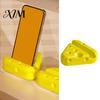 Cute Room Decor 3D Printed Cheese Phone Holder, Desktop Stand, Compact Smartphone Novelty Shape Stand Stable Cell Dock for Home Office Desk Decoration