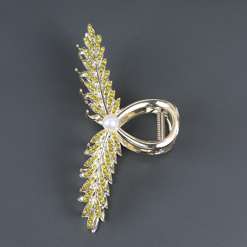 

Металлическая заколка для волос в виде пшеничных ушей