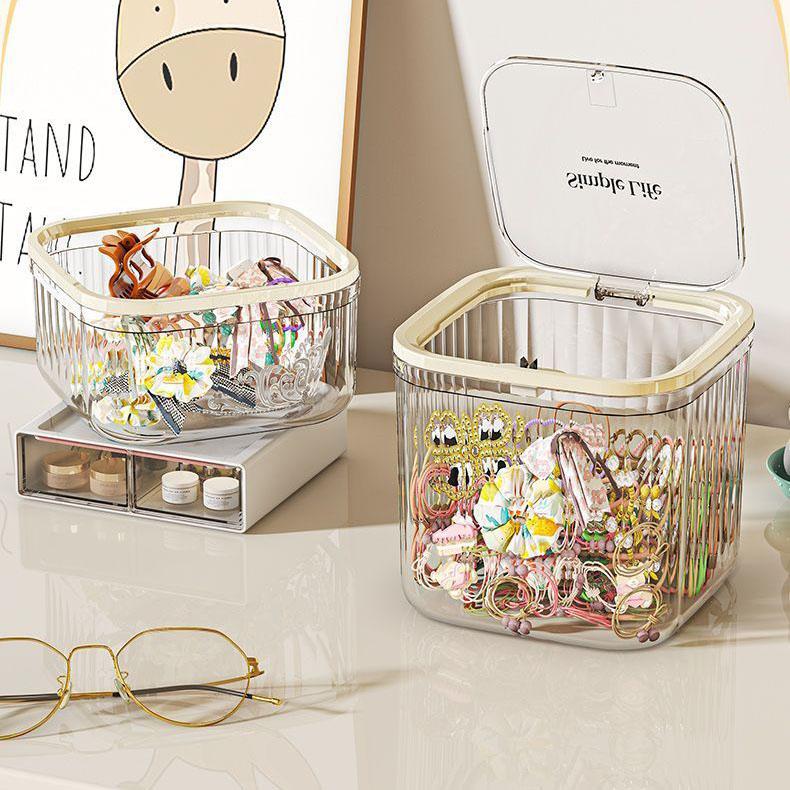 Accessoires pour cheveux, Pinces à cheveux, Élastiques, Colliers, Ornements de tête, Anneaux pour cheveux, Bandeaux, Rangement pour fleurs, Boîte à bijoux transparente