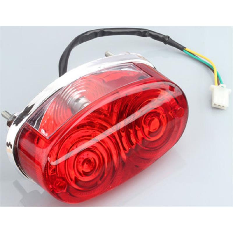 12V Motorcycle Rear Tail Stop Brake Light Lamp For Atv Quad 50Cc 70Cc 90Cc 110Cc