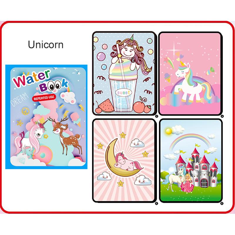 Water Coloring Books Party Favors Suitable for Kids Children Day Birthday Reuse Novelty Festival Gifts Gathering Supplies TMZ