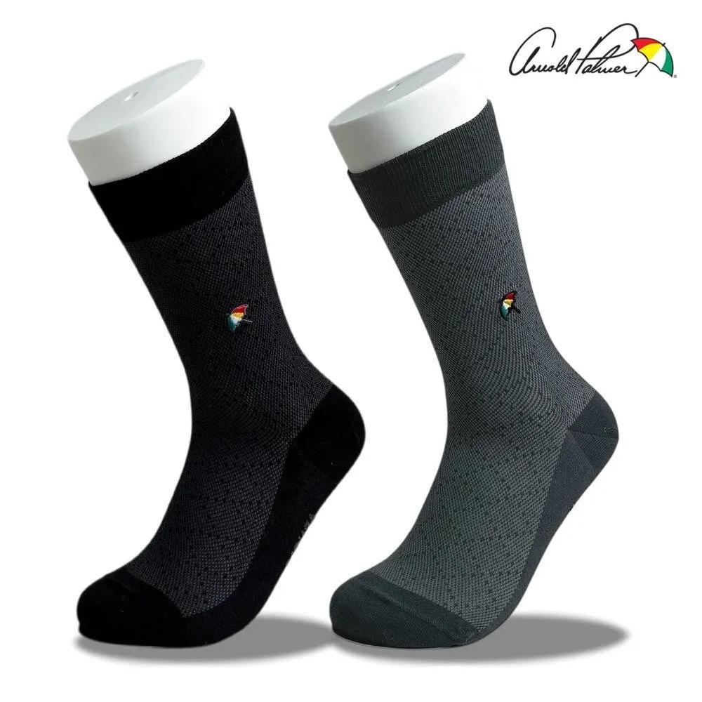 Arnold Palmer Men s Summer Mesh Diamond Suit Long Socks Charcoal