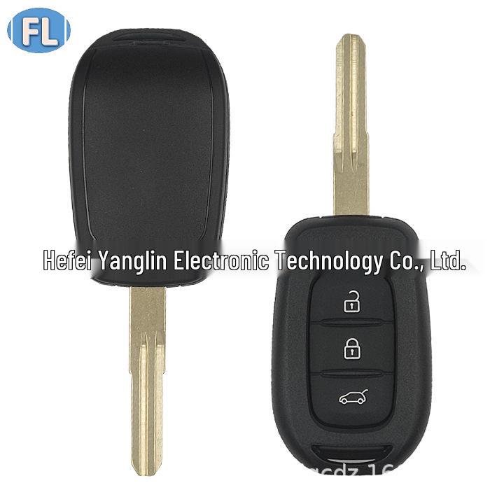 Renault Koleos Remote Key: 3-Button, Straight Handle, 4A Chip, 433 MHz
