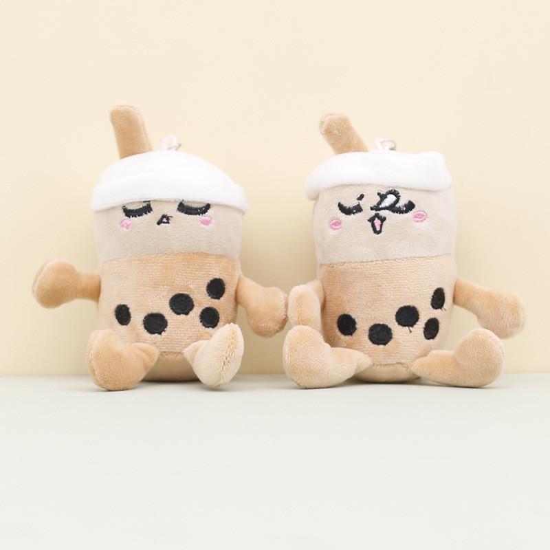 Adorable Bubble Tea Plush Toy Keychain Cute 4 Inch Stuffed Animal Accessory
