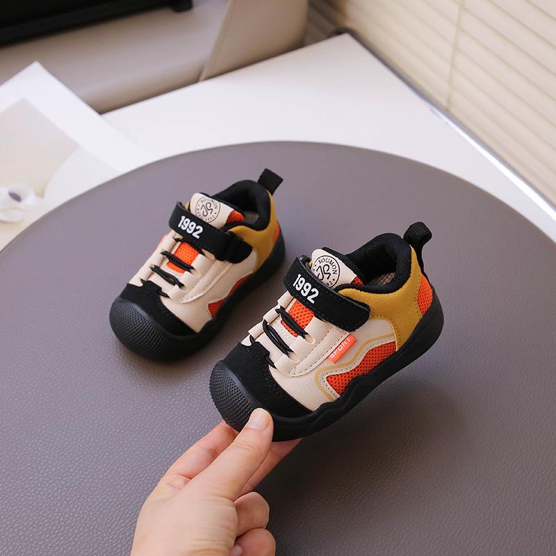 Children's mesh breathable sneakers spring and autumn girls' outdoor casual shoes boys' sneakers non-slip baby shoes