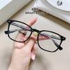 52mm Men's Rectangular Eyeglass Frame Anti-Blue Light Reading Glasses Fashion Acetate Prescription Eyeglasses Frame for Women