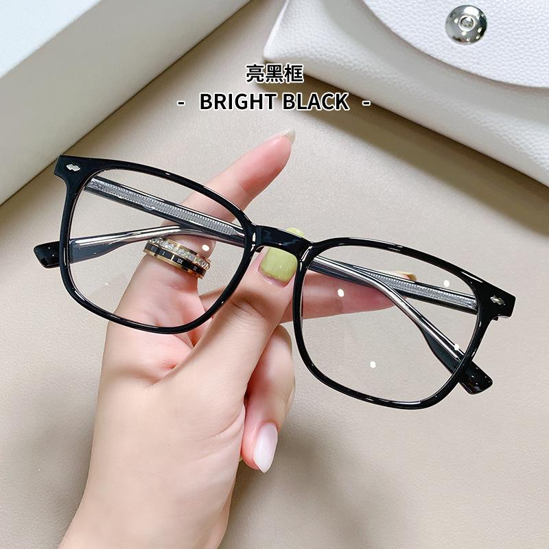 52mm Men's Rectangular Eyeglass Frame Anti-Blue Light Reading Glasses Fashion Acetate Prescription Eyeglasses Frame for Women