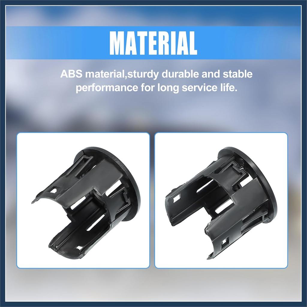 4PCS Parking Assist Sensor Bezels for Front or Rear Bumper for Dodge for Ram 1500 Backup Parking Aid Sensor Retainer Bracket for Ram 1500 Classic