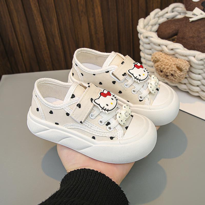 

[Spring Canvas Skate Shoes for Boys Girls Kids Sports Casual Sneakers White Student Shoes] Size 26 белый